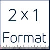 2x1 format