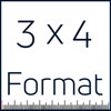 3x4 format
