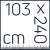 Folie 103x240