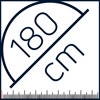 Folie Halv Ø 180