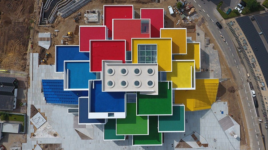 Lego house - Gummiunderlag legoklodser